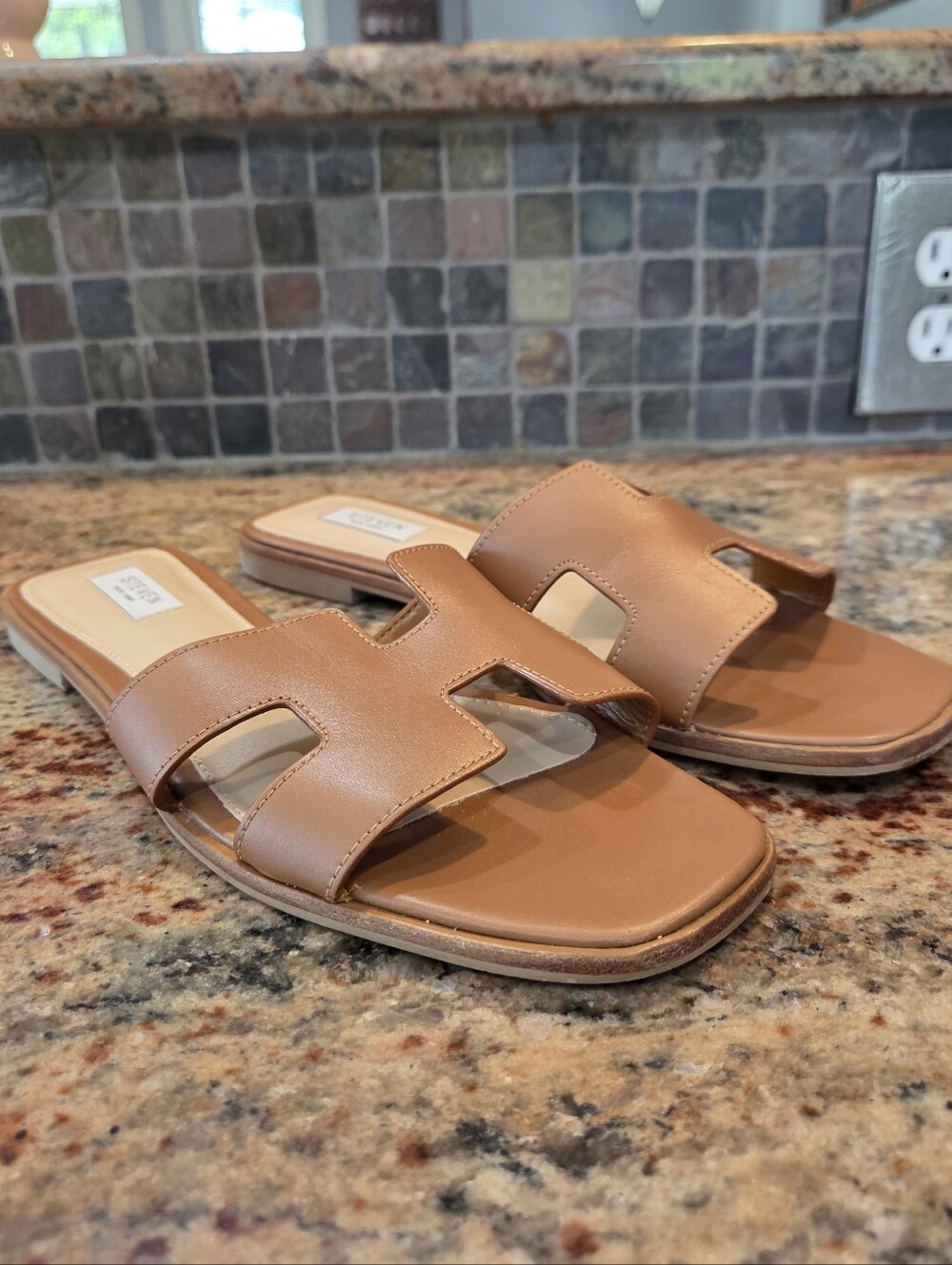 Steven New York Women's Tan Sandals Size 11 Womens Boho Summer Vacation